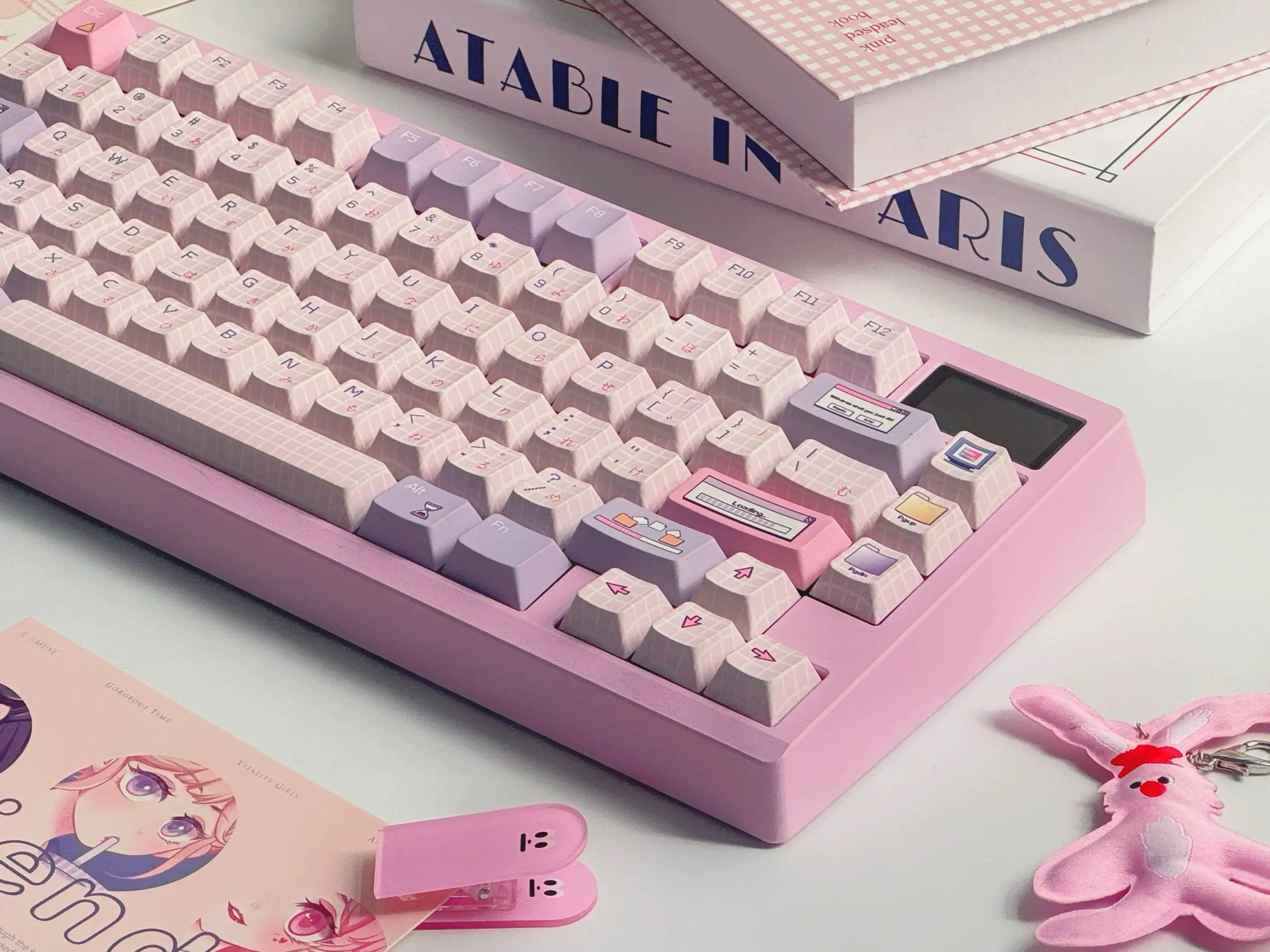 Sugar Rush "Retro-OS" PBT Keycap Set — Pastel Dye-Sublimation | Oai Studio