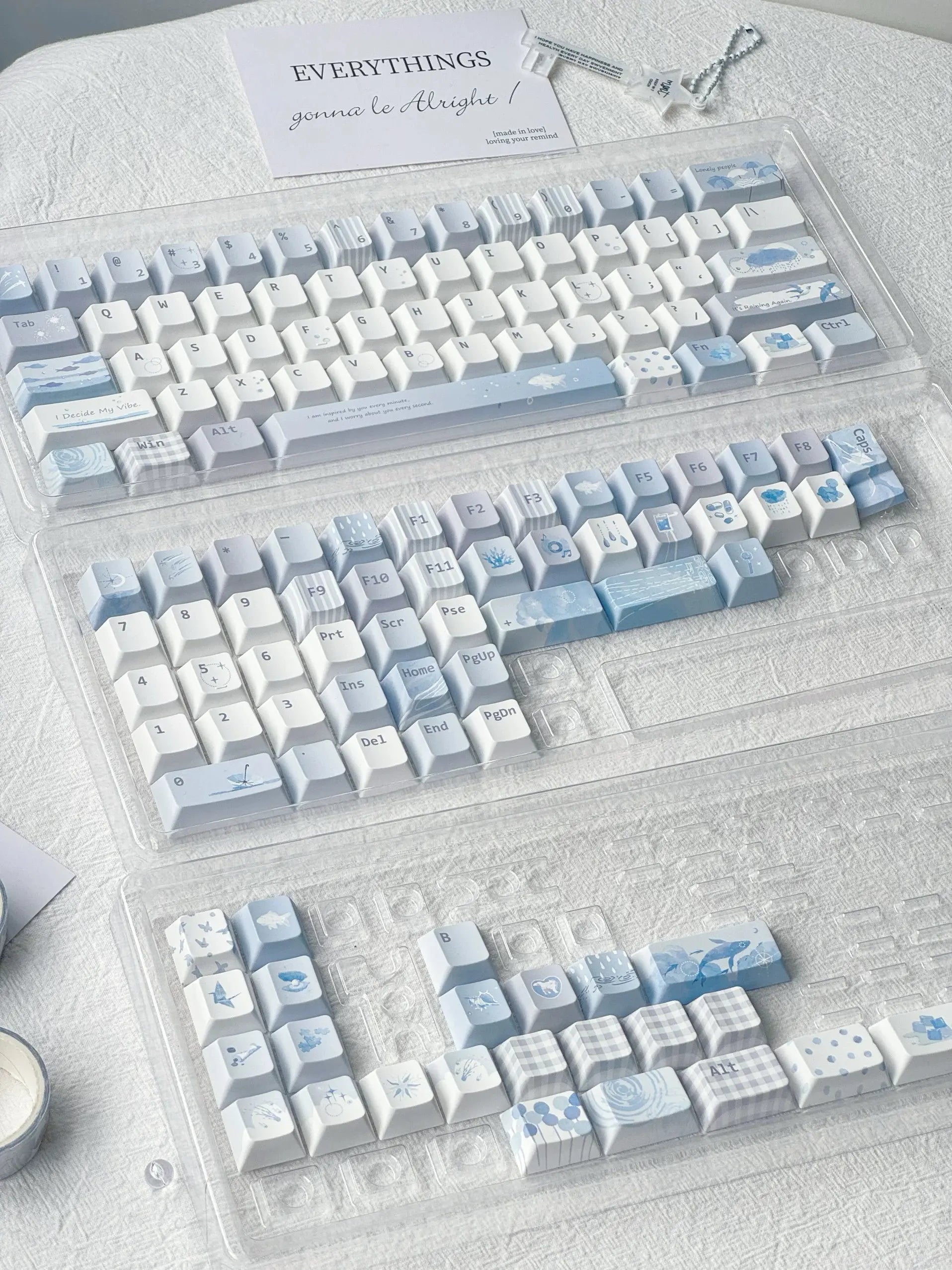 Blue Dream Island "Abyssal Pearl" Artisan Keycap — Hand-Sculpted Kyoto Resin | Oai Studio