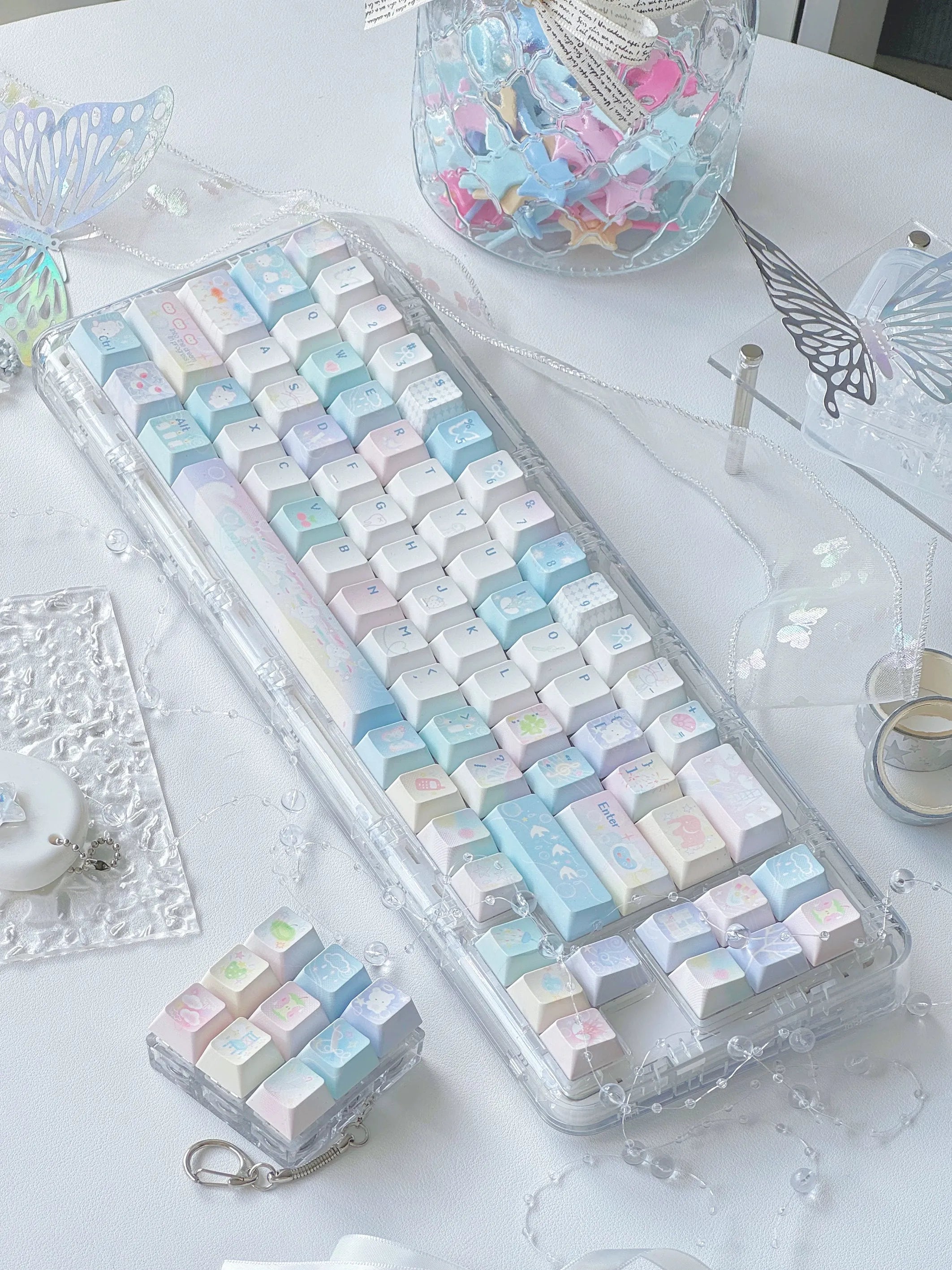 Aetheria: Girl's Dream PBT Keycap Set — Hand-Illustrated Kyoto Dye-Sub | Oai Studio