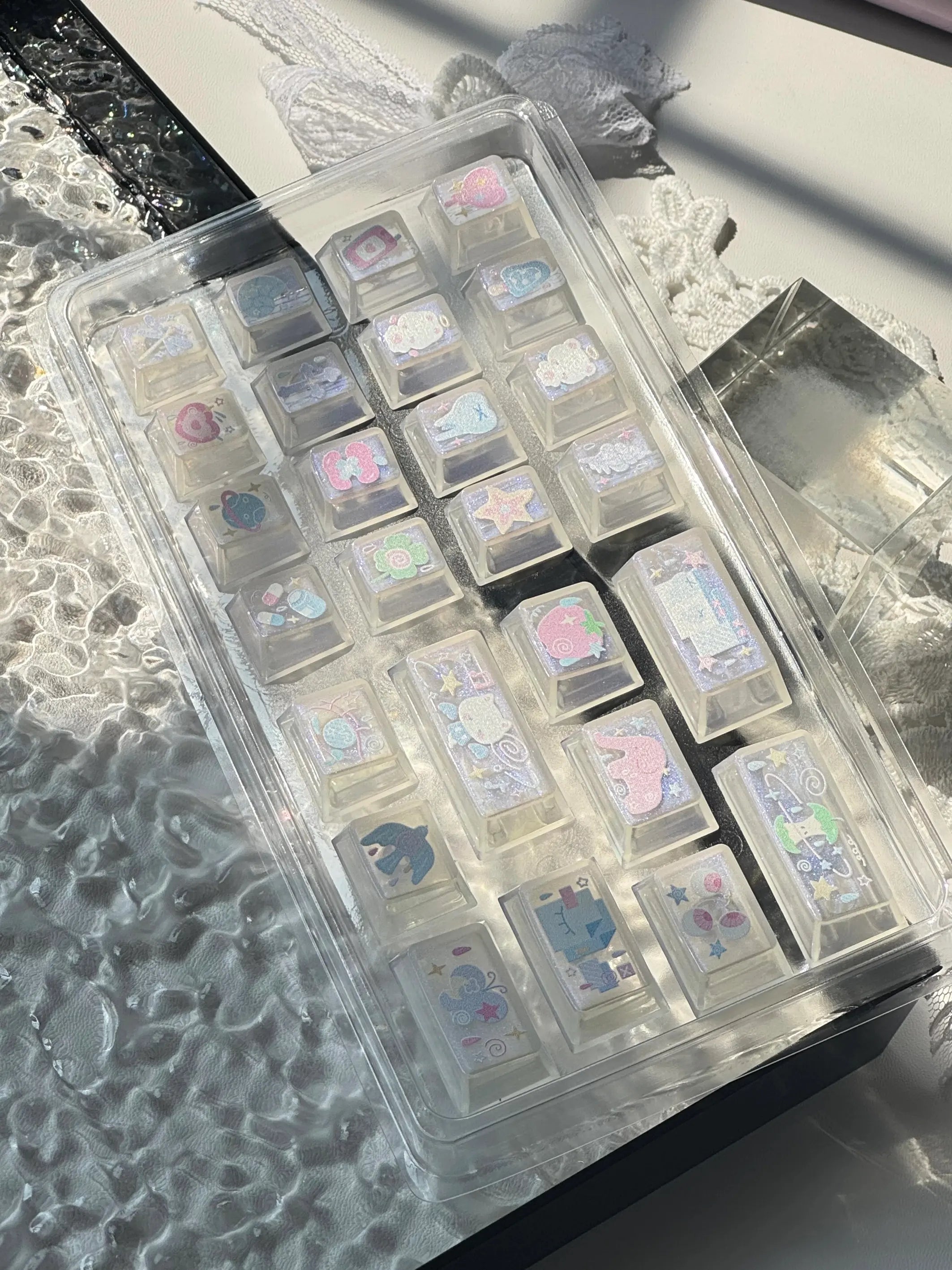 Aetheria: Girl's Dream PBT Keycap Set — Hand-Illustrated Kyoto Dye-Sub | Oai Studio