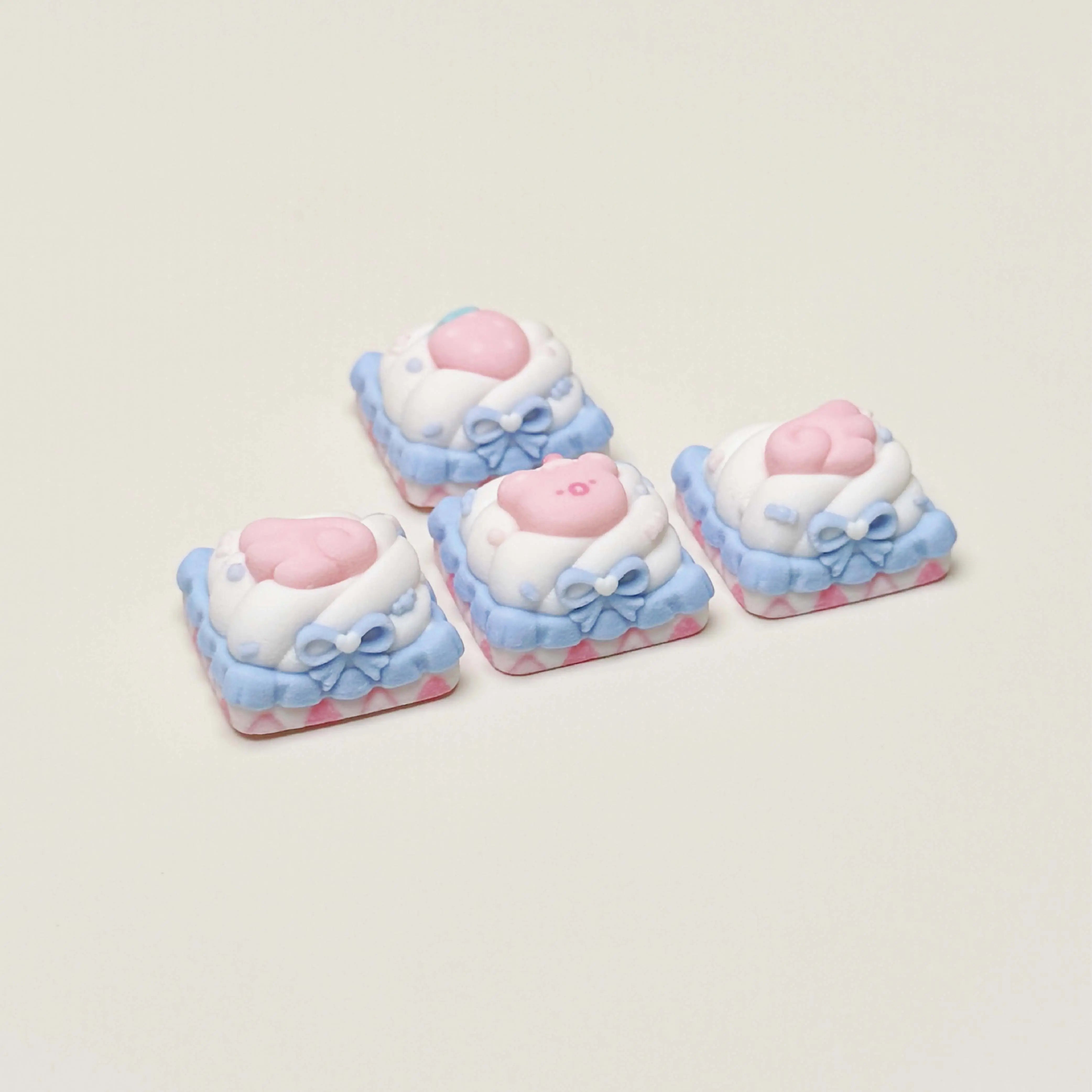 Strawberry Cream Delight Series - Artisan Keycap Set | Oai Studio