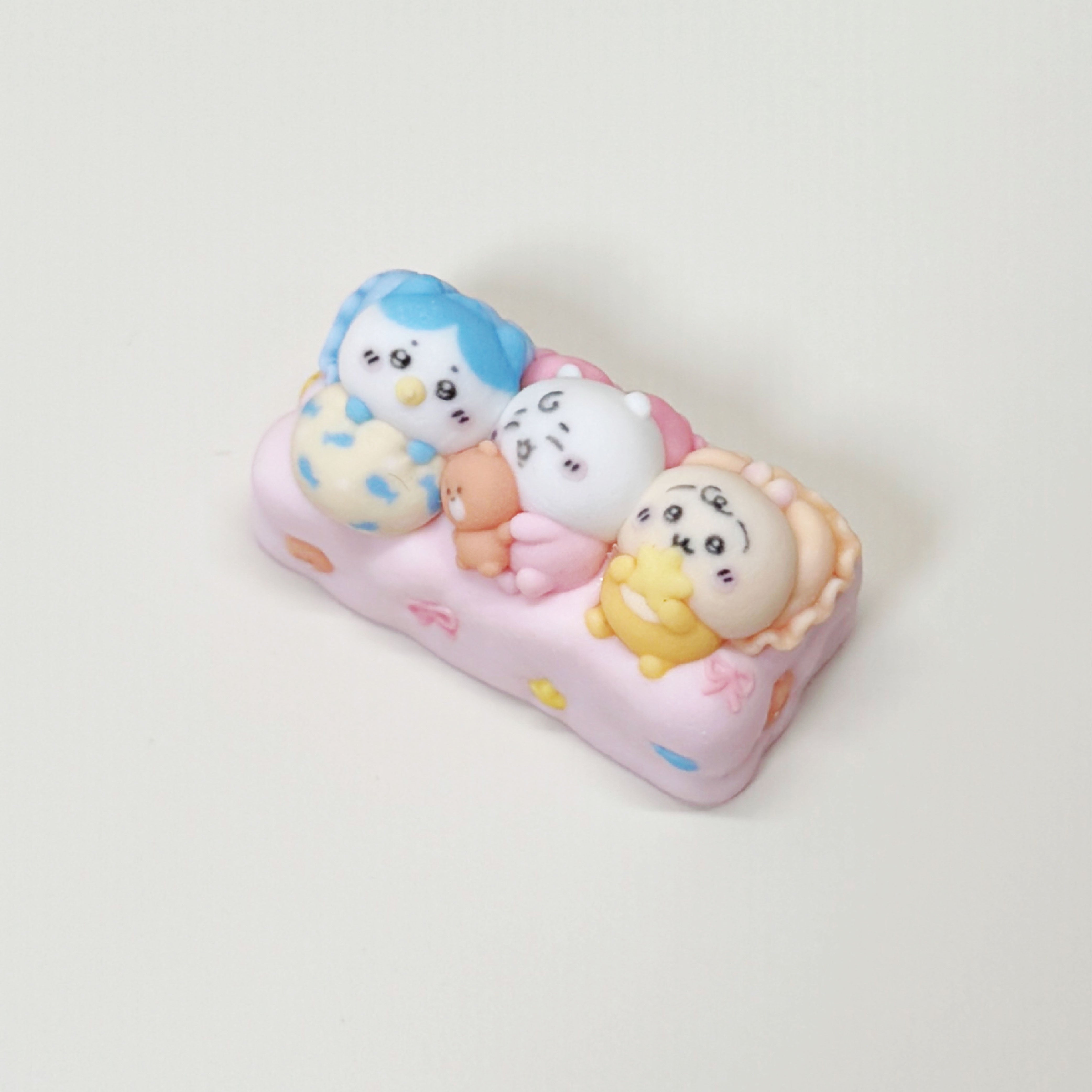 Chiikawa "Sweet Dreams" 2U Artisan Keycap - Backspace Key Custom Design | Oai Studio