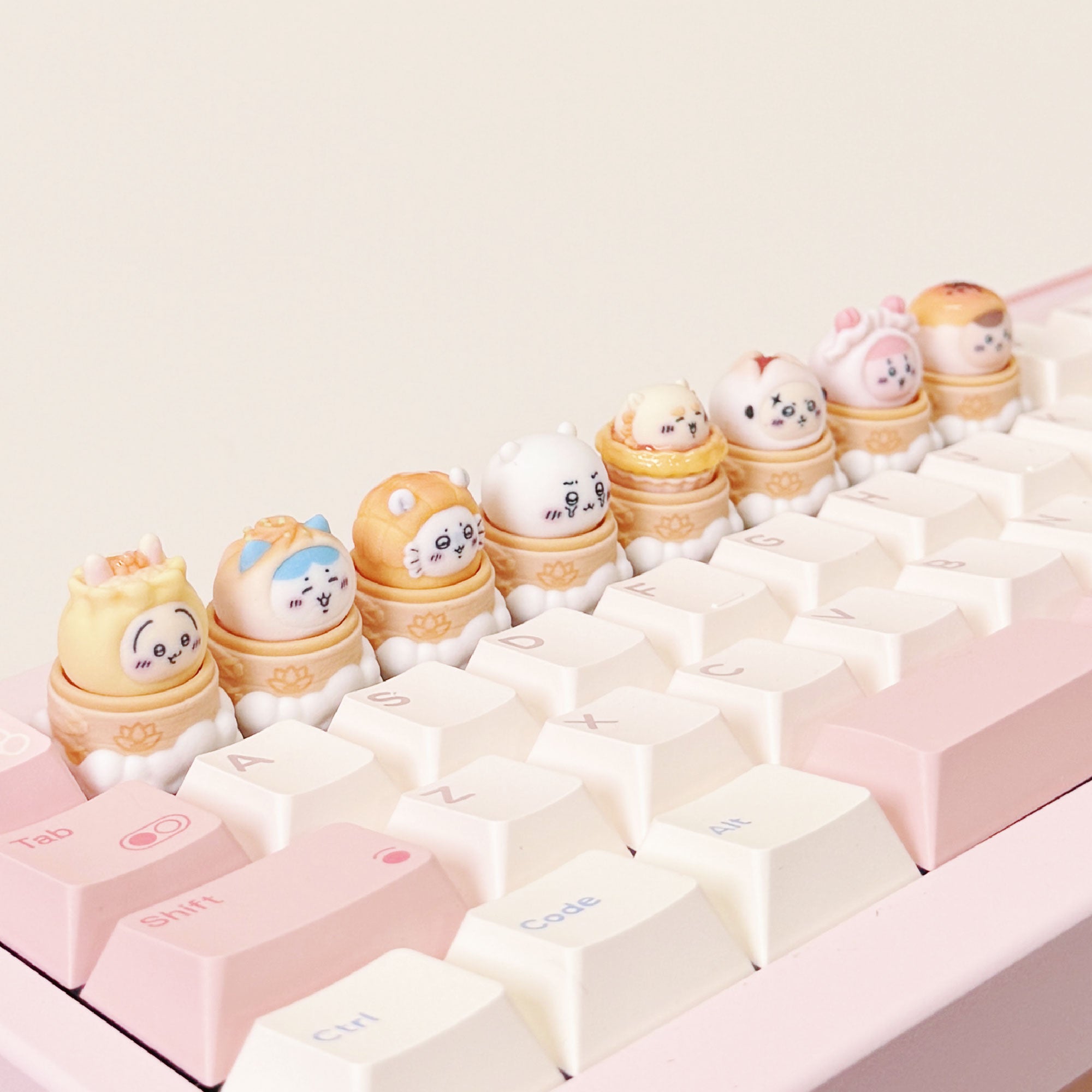 Chiikawa "DimSum" 1U Artisan Keycap - Magnetic Custom Design | Oai Studio