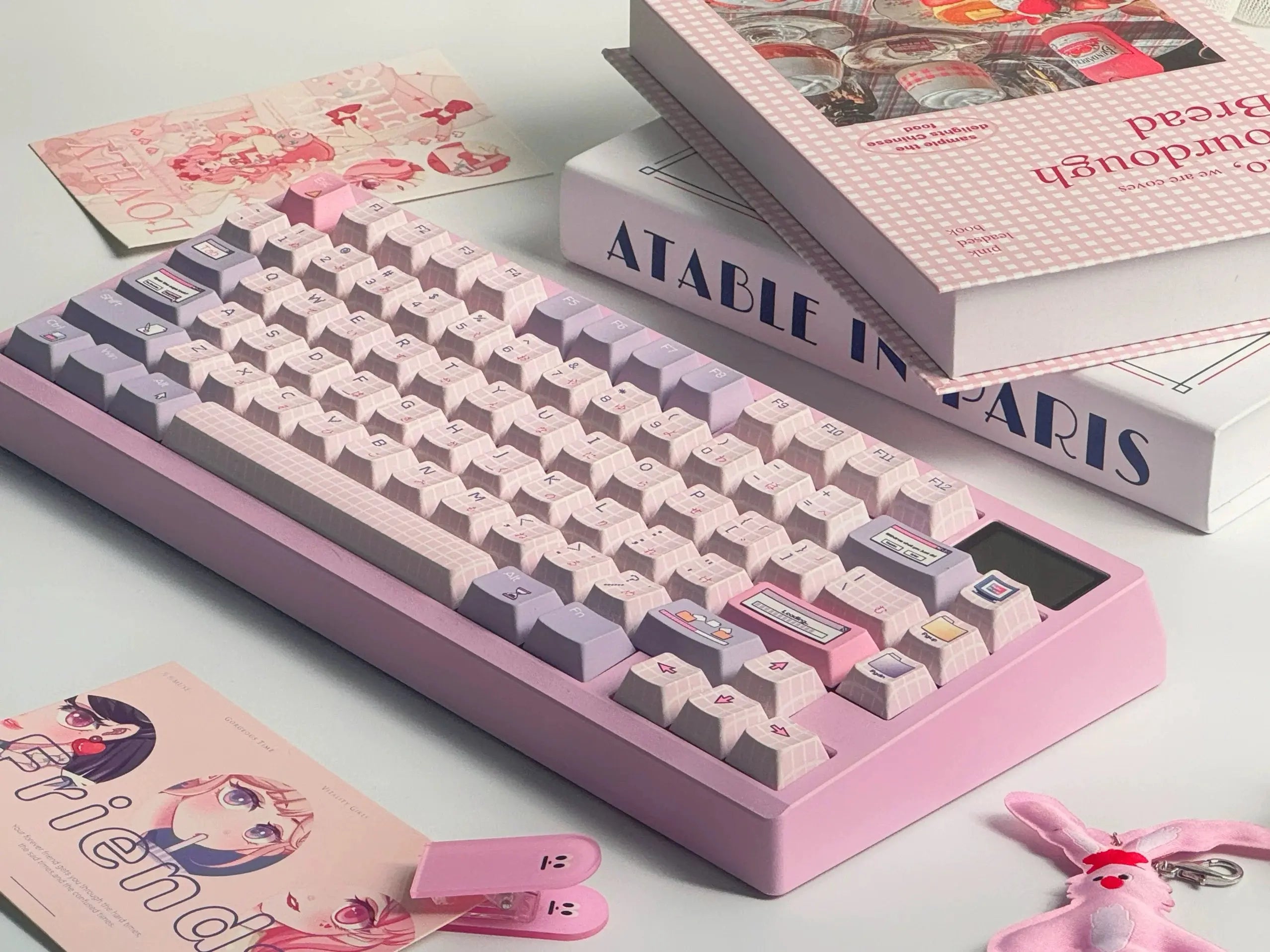 Sugar Rush "Retro-OS" PBT Keycap Set — Pastel Dye-Sublimation | Oai Studio
