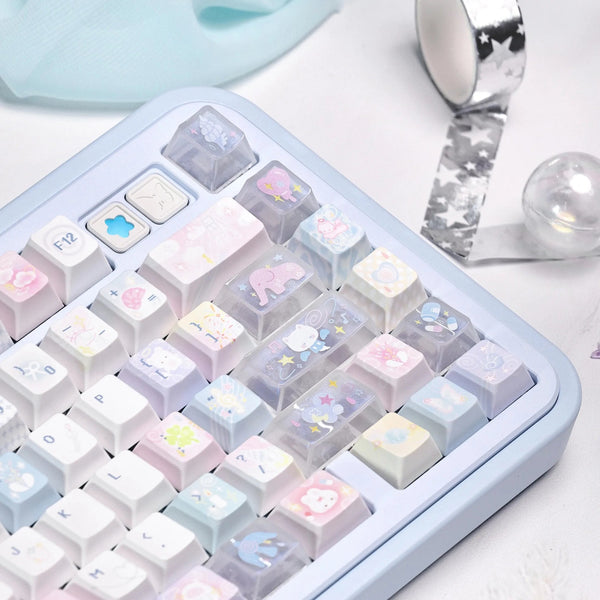 Aetheria: Girl's Dream PBT Keycap Set — Hand-Illustrated Kyoto Dye-Sub | Oai Studio