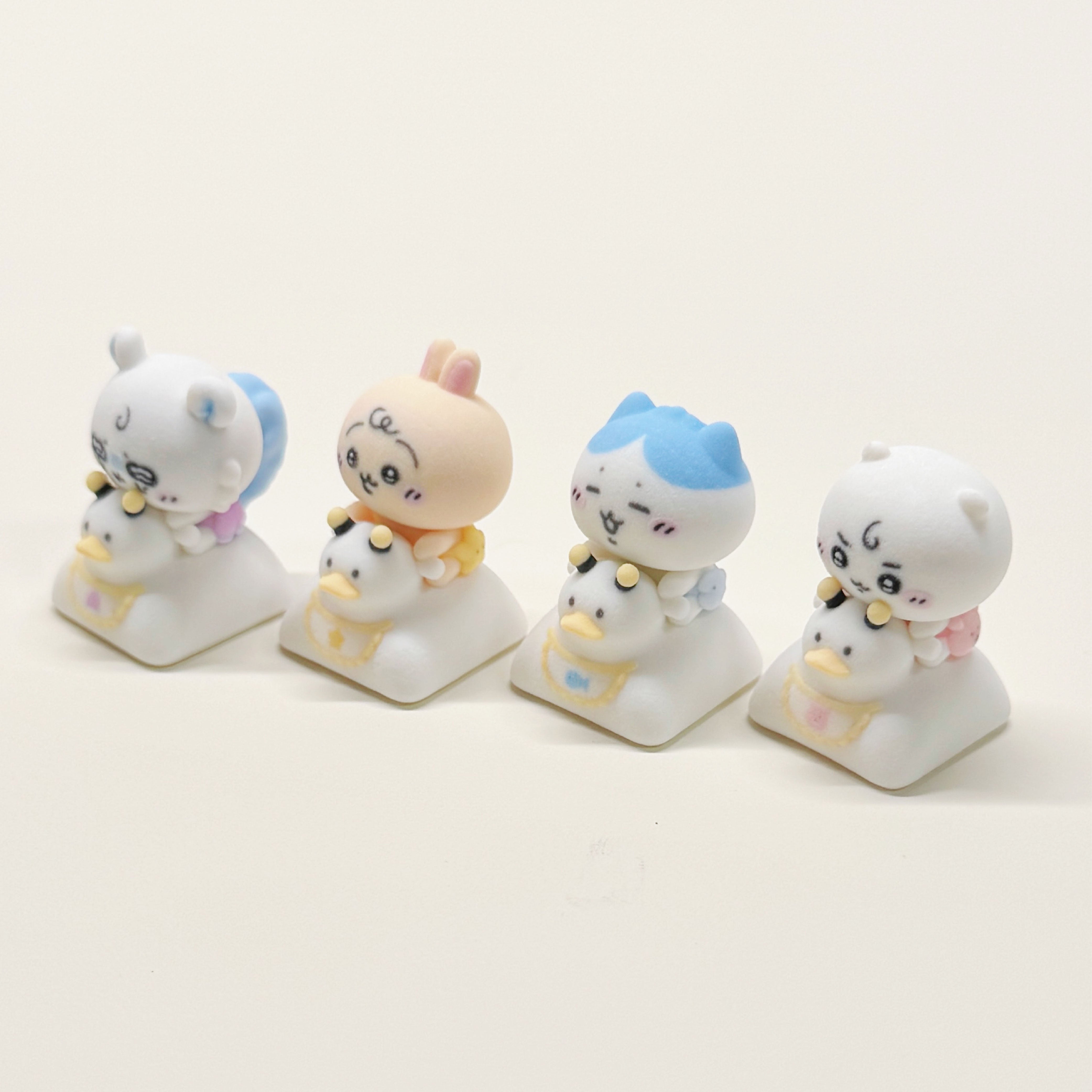 Chiikawa "Duckie Wobble Ride" Artisan Keycaps - 3D Color Printed Collection | Oai Studio