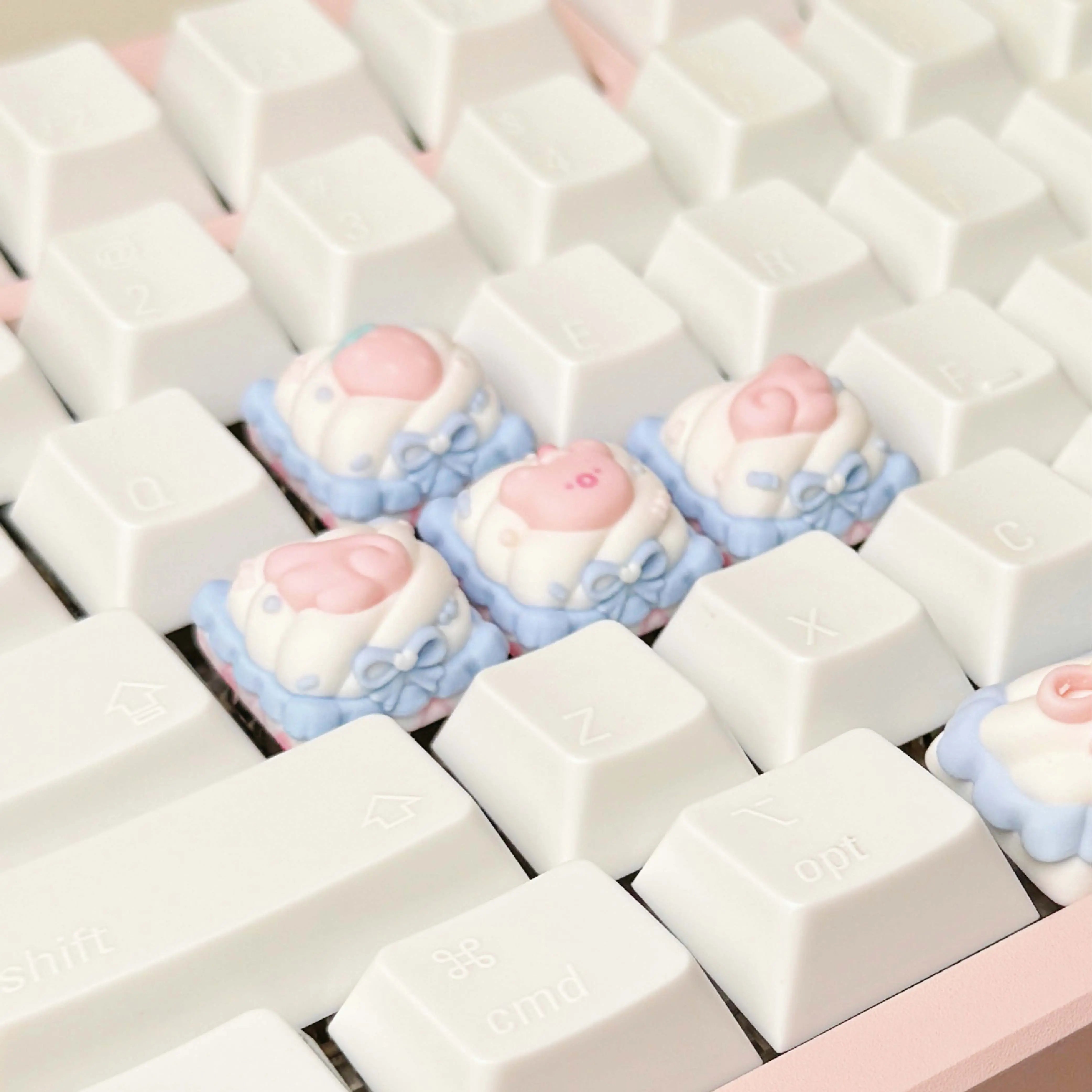 Strawberry Cream Delight Series - Artisan Keycap Set | Oai Studio