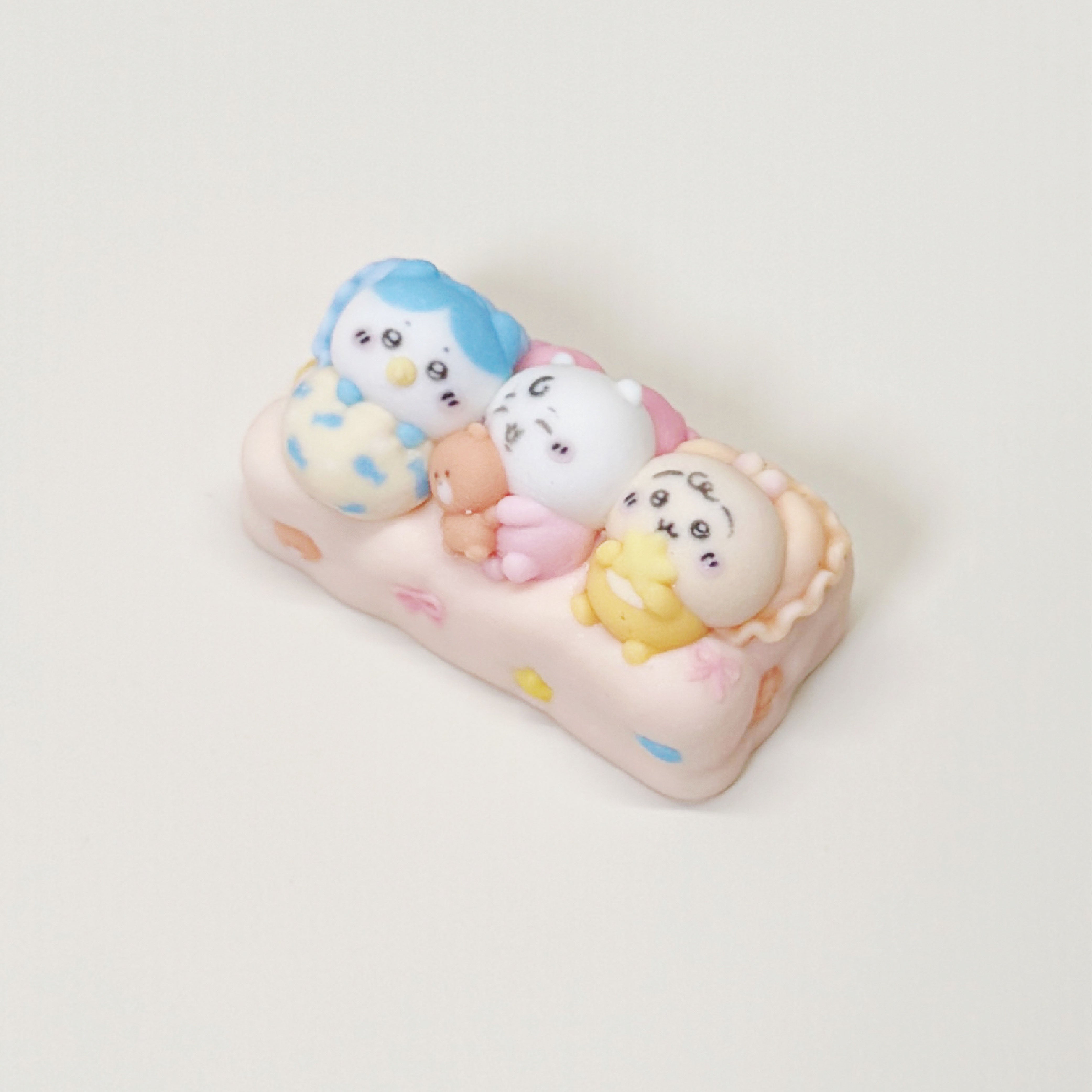 Chiikawa "Sweet Dreams" 2U Artisan Keycap - Backspace Key Custom Design | Oai Studio