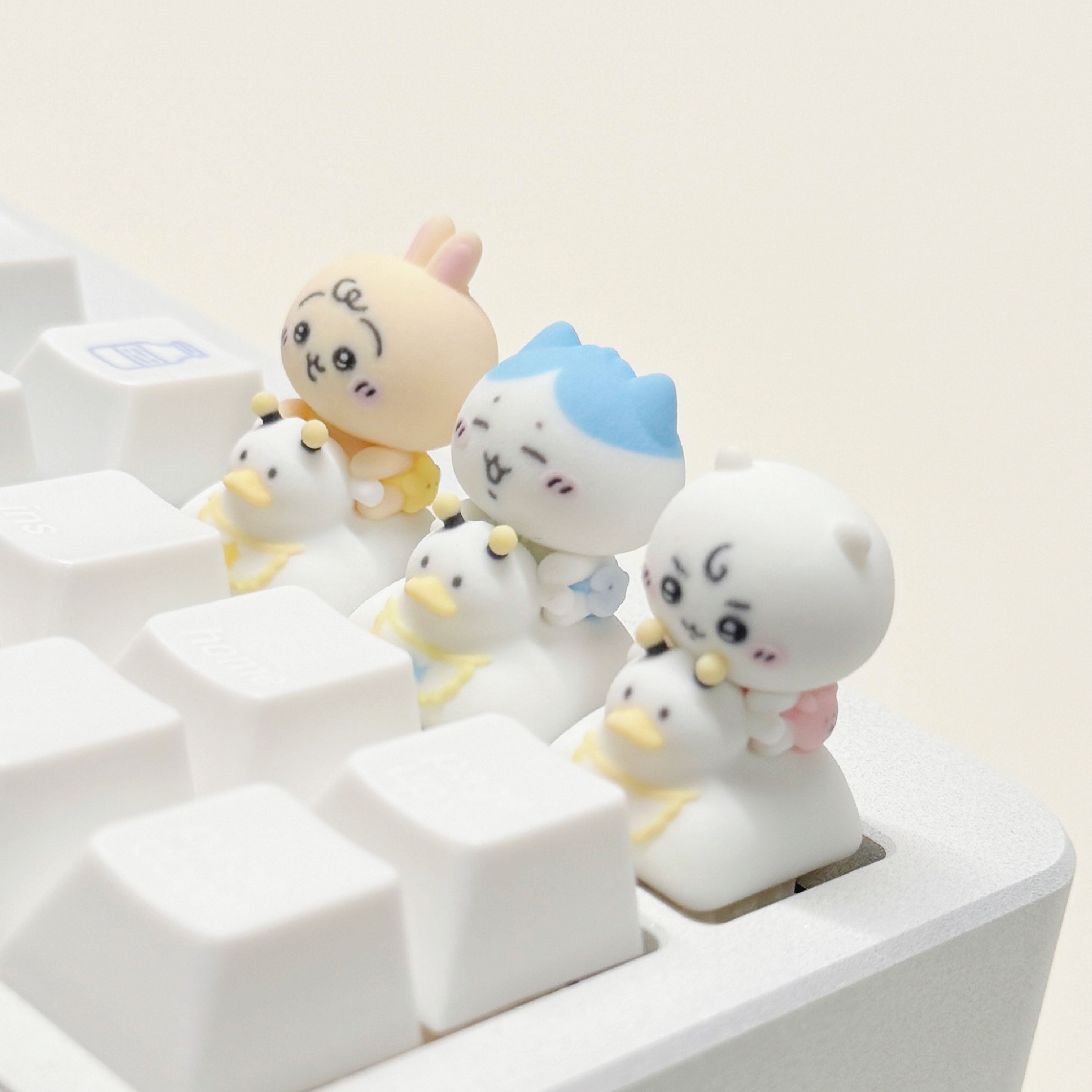 Chiikawa "Duckie Wobble Ride" Artisan Keycaps - 3D Color Printed Collection | Oai Studio
