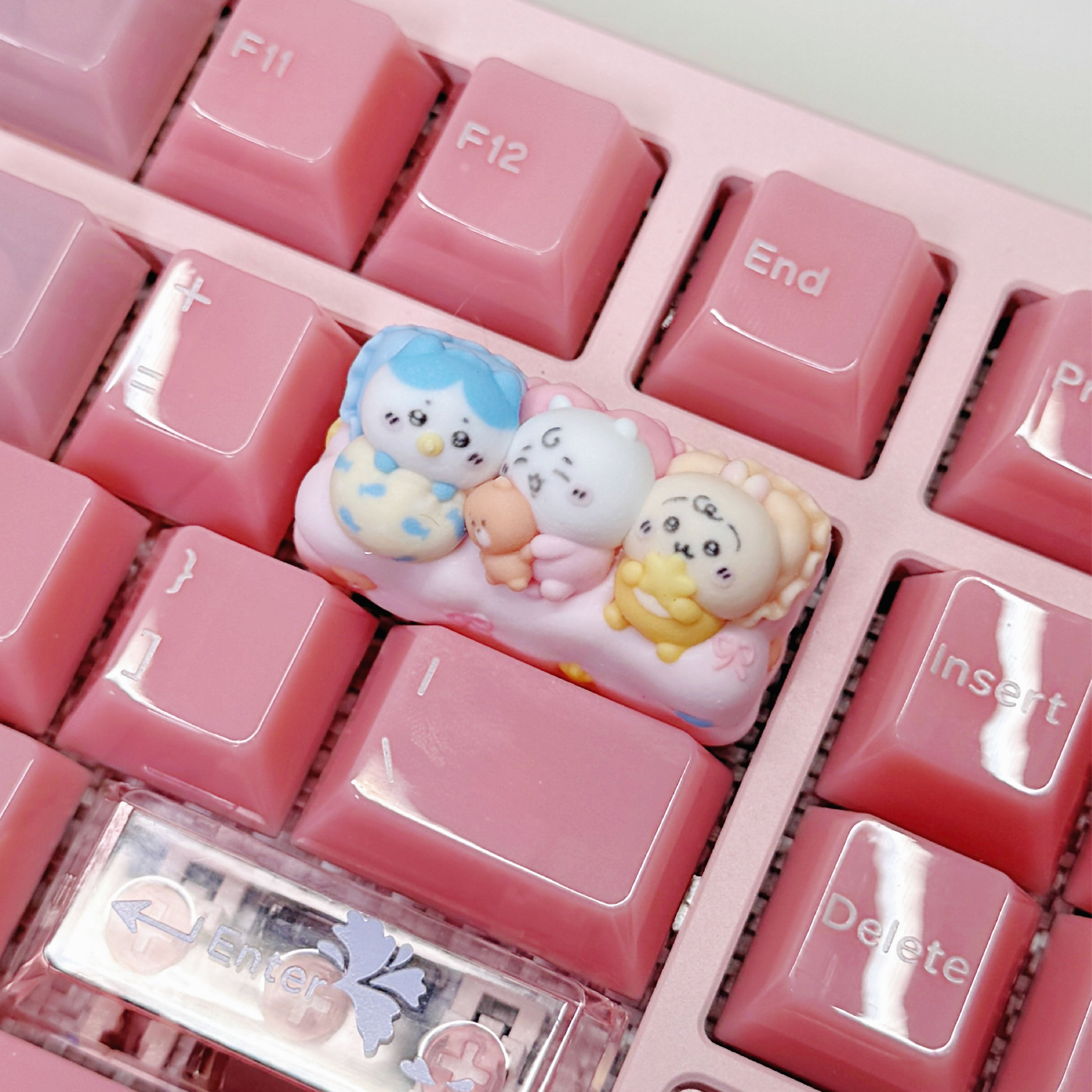Chiikawa "Sweet Dreams" 2U Artisan Keycap - Backspace Key Custom Design | Oai Studio