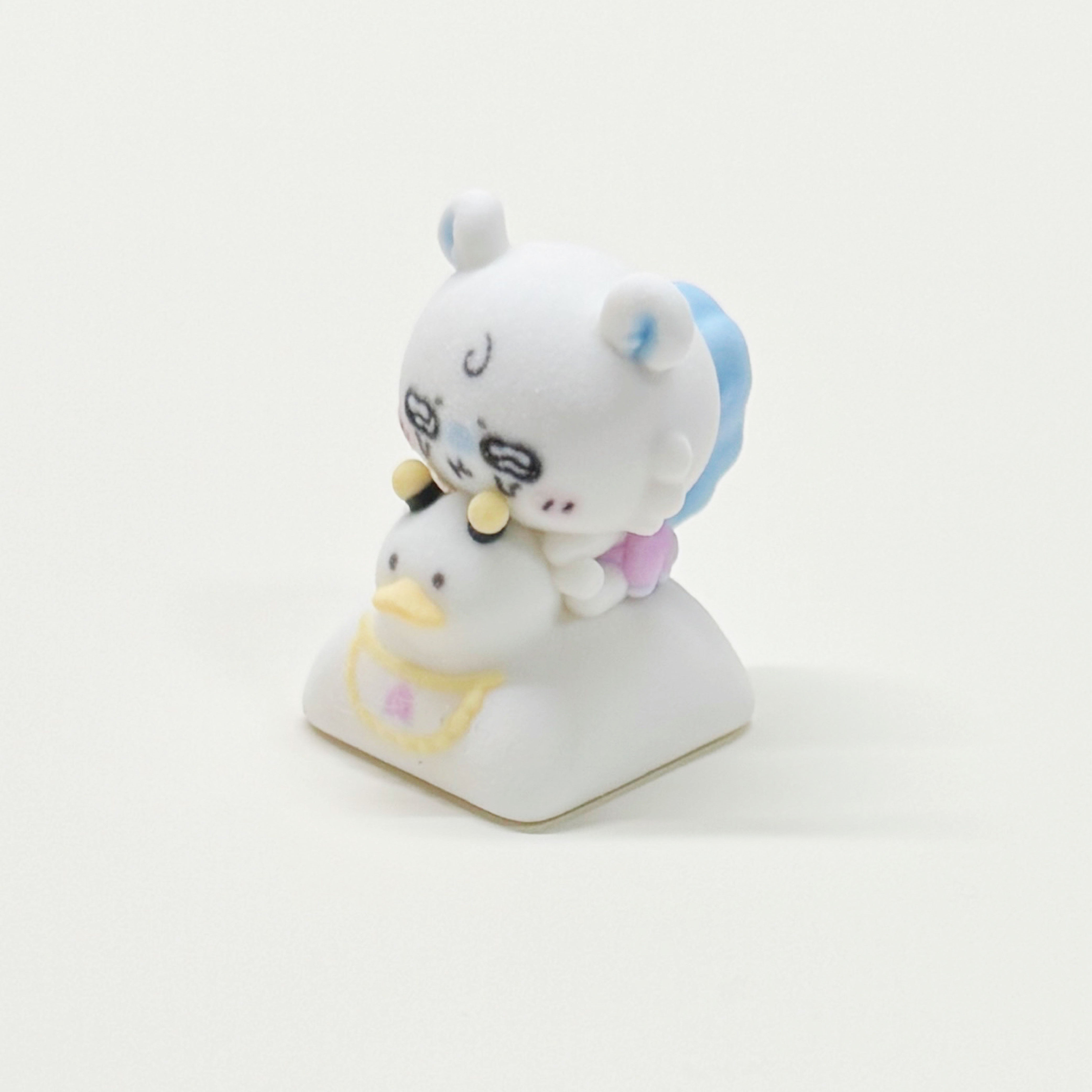Chiikawa "Duckie Wobble Ride" Artisan Keycaps - 3D Color Printed Collection | Oai Studio
