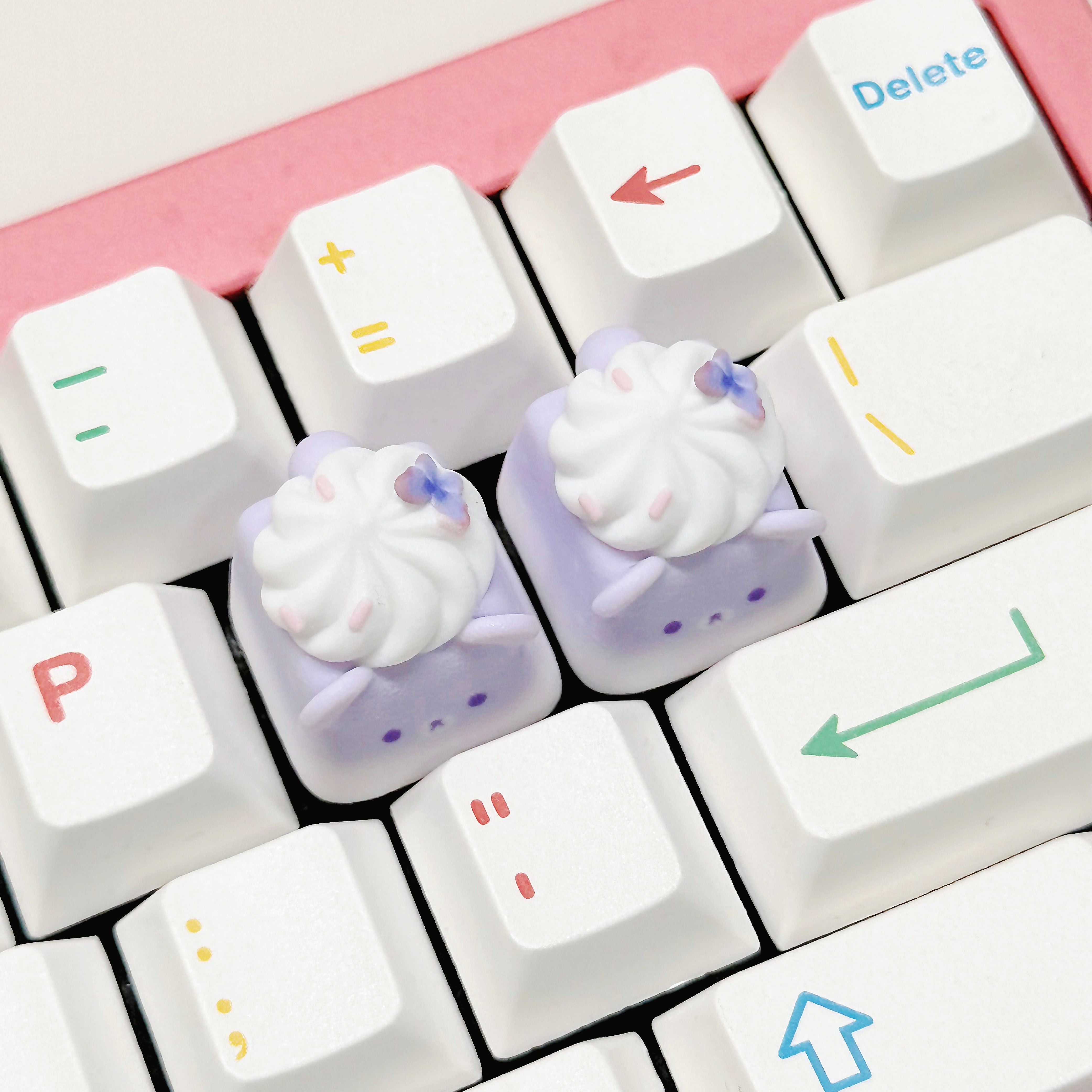 Grape Soda the Cream Bear ｜ Oai Studio ｜ Artisan Mechanical Keycap