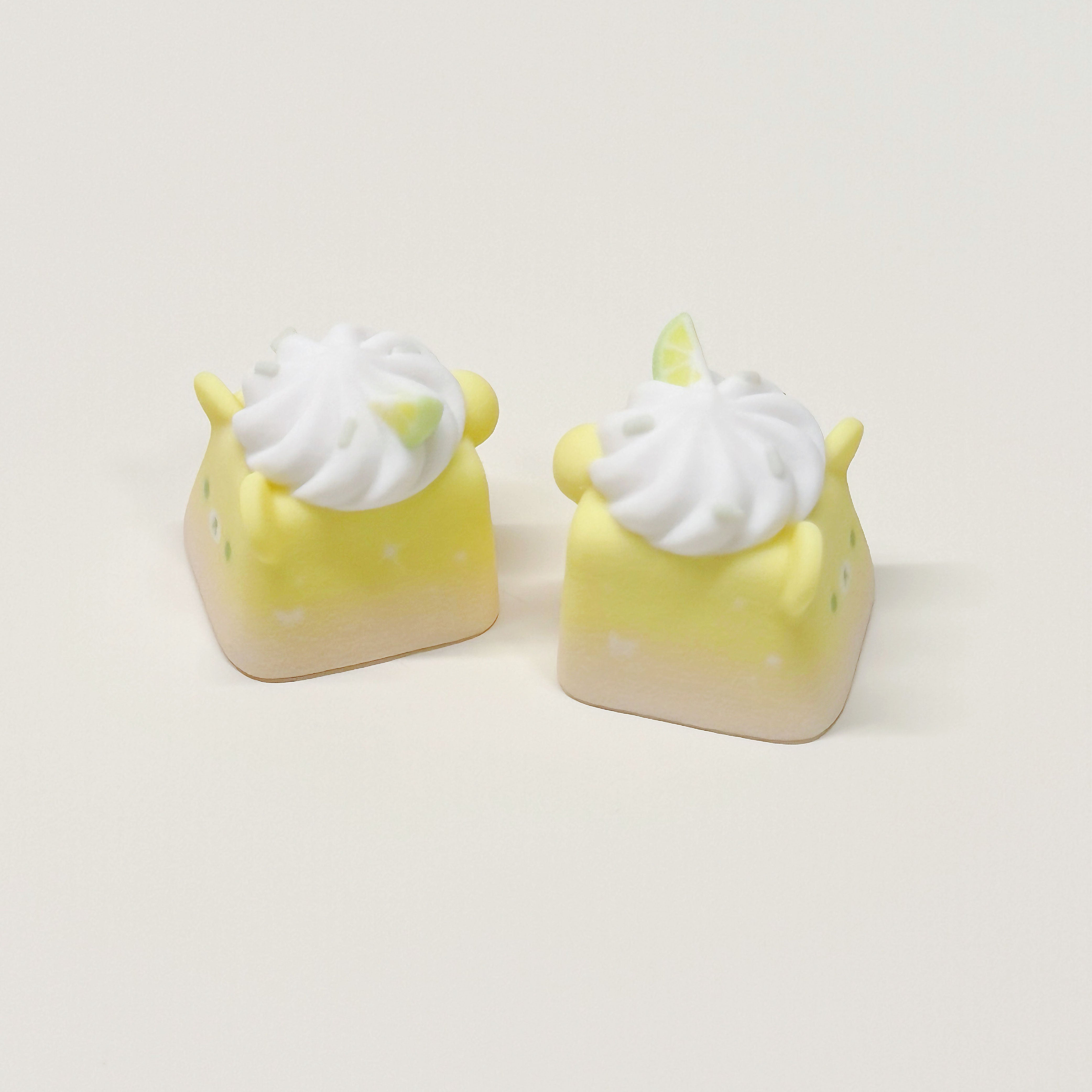 Lemonade the Cream Bear ｜ Oai Studio ｜ Artisan Mechanical Keycap