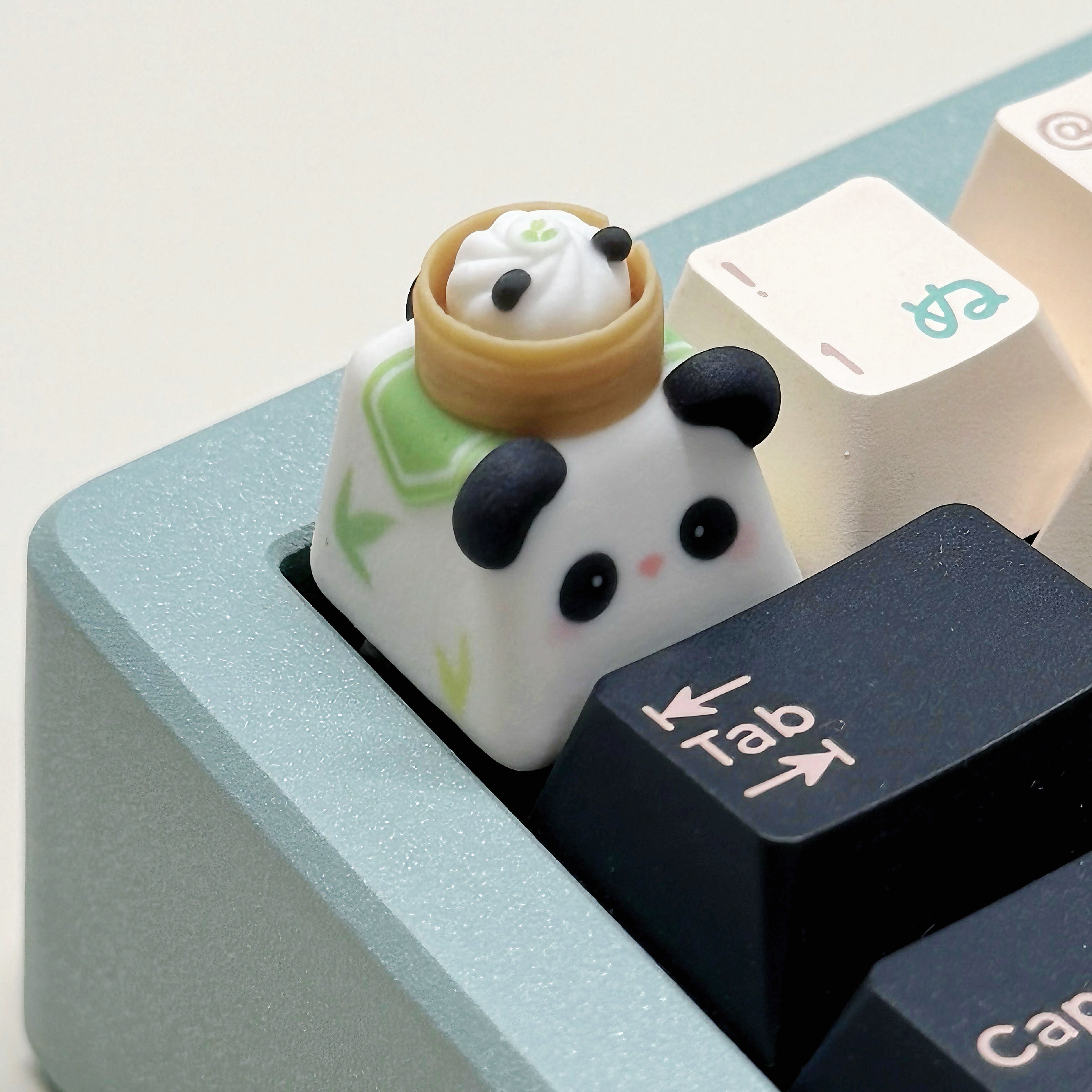 bao_food_panda_keycap_on_keyboard